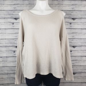 American Eagle Soft & Sexy Plush Cold-shoulder Top